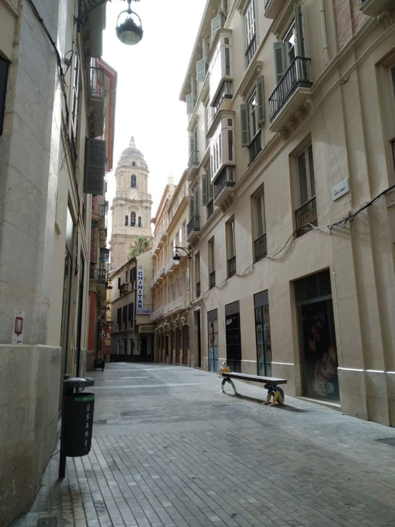 Calle Moreno Monroy en Málaga